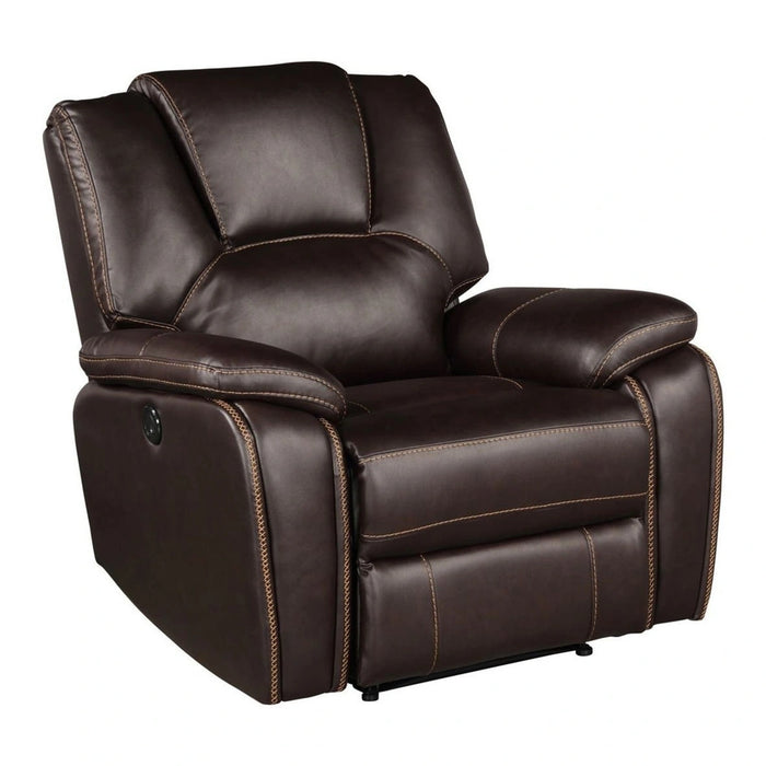 Hong Kong Faux Leather Power Reclining Chair