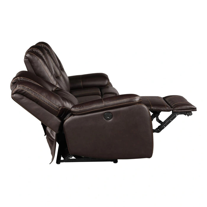 Hong Kong Power Reclining Living Room Set In Faux Leather