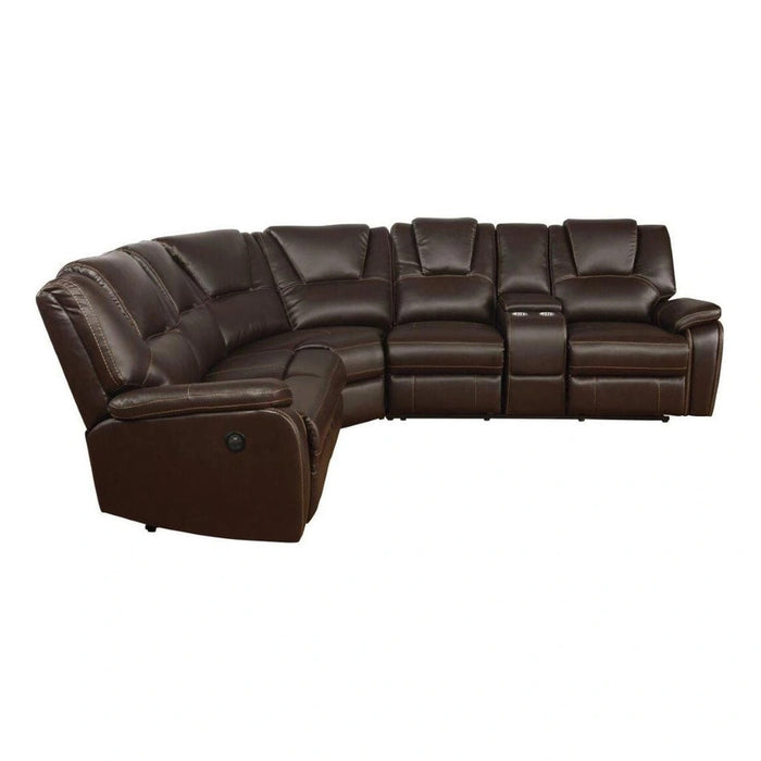 Hong Kong Faux Leather Power Reclining Sectional