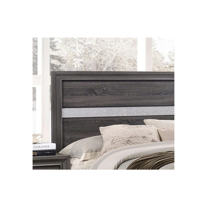 Matrix Wood Veneer Storage Bed