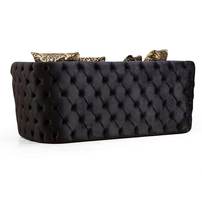 Naomi Tufted Velvet Loveseat