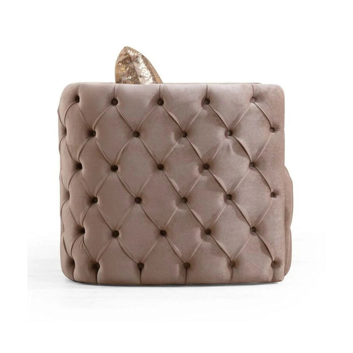 Naomi Tufted Velvet Accent Chair