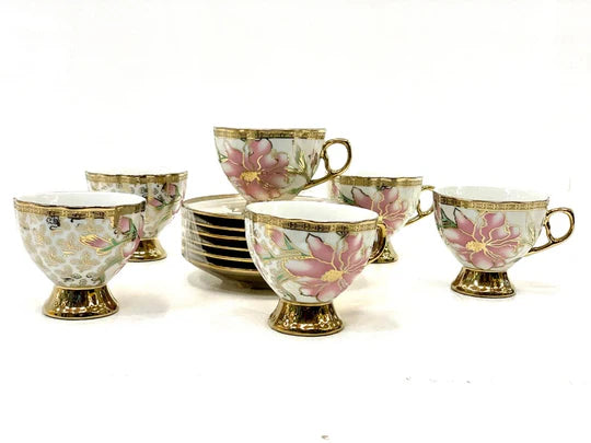12pc Tea set Purple