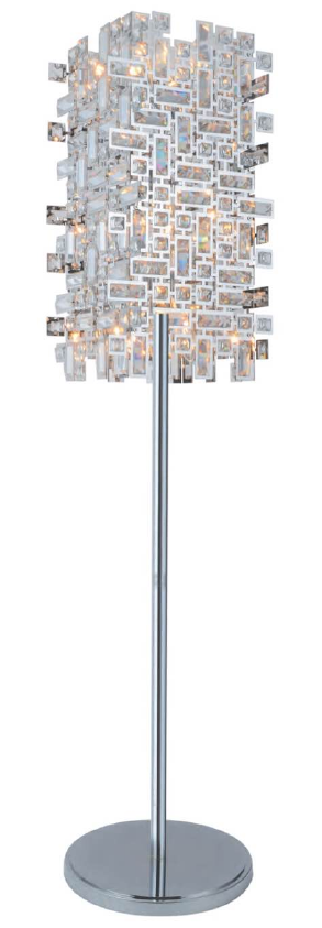 01FLR13CH 13" X 62'" CHROME  - ORAN FLOOR LAMP - 210000006584