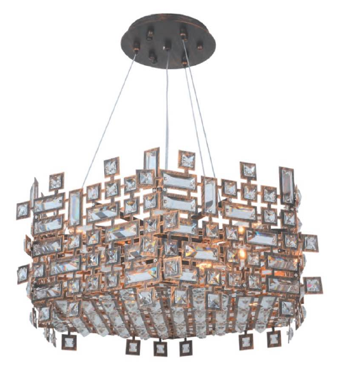 01HEX24BR 24.4" X 9" BRONZE ORAN HEXAGON - 210000004327