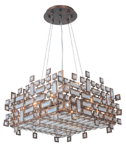 01SQR19BR 19.4" X 9.5" BRONZE ORAN SQUARE - 210000003695