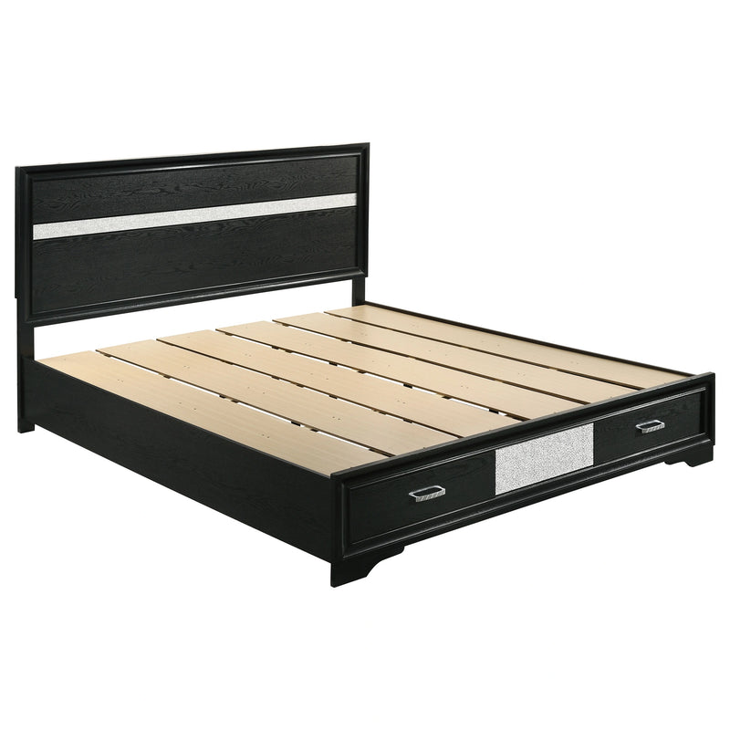 Miranda Panel Platform Storage Bed