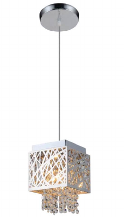 03PEN6CH 6" X 5" PITTSTON CHROME PENDANT - 210000006602