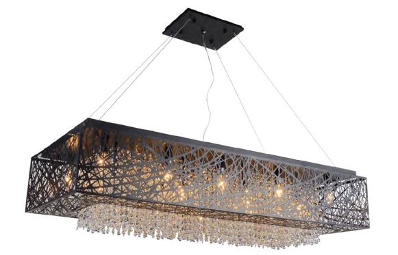 03REC46BL 46” X 20” PITTSTON BLACK RECHANGULAR - 210000005898