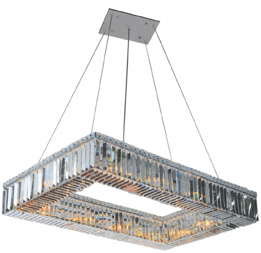 05REC43CH 43" X 13" RIYADH CHROME RECTANGULAR - 210000004377
