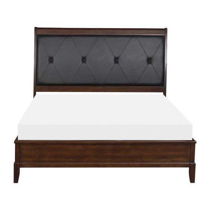 Cotterill Cherry Eastern King Panel Bed 1730K-1Ek | Homelegance