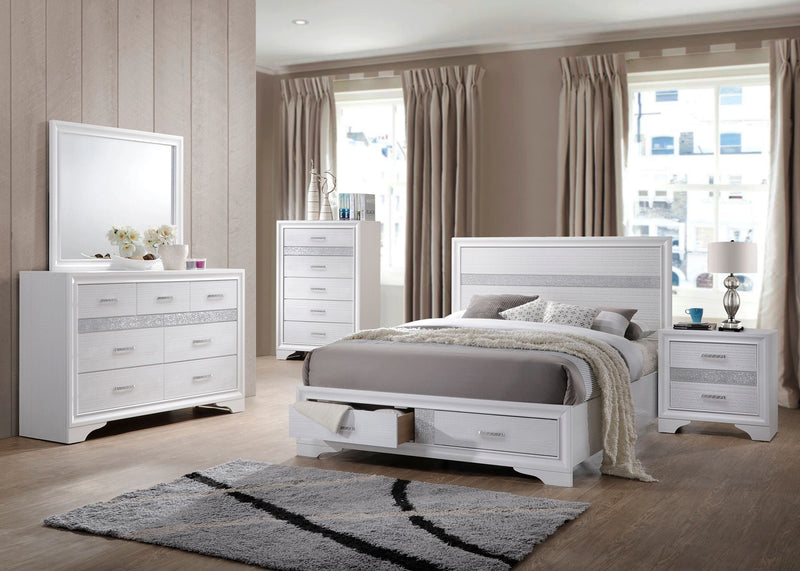 Miranda Panel Platform Storage Bed