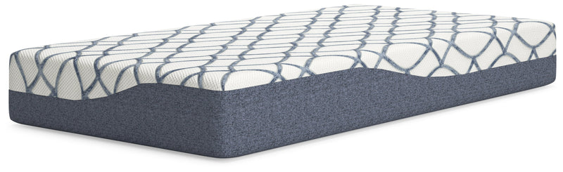 10 Inch Chime Elite 2.0 White/Blue Twin Mattress - M42511