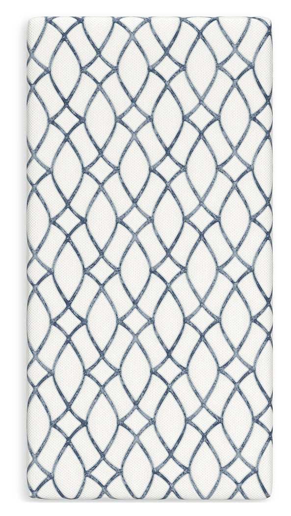 10 Inch Chime Elite 2.0 White/Blue Twin Mattress - M42511