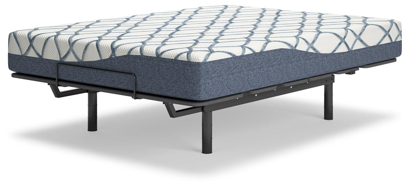 10 Inch Chime Elite 2.0 White/Blue Twin Mattress - M42511