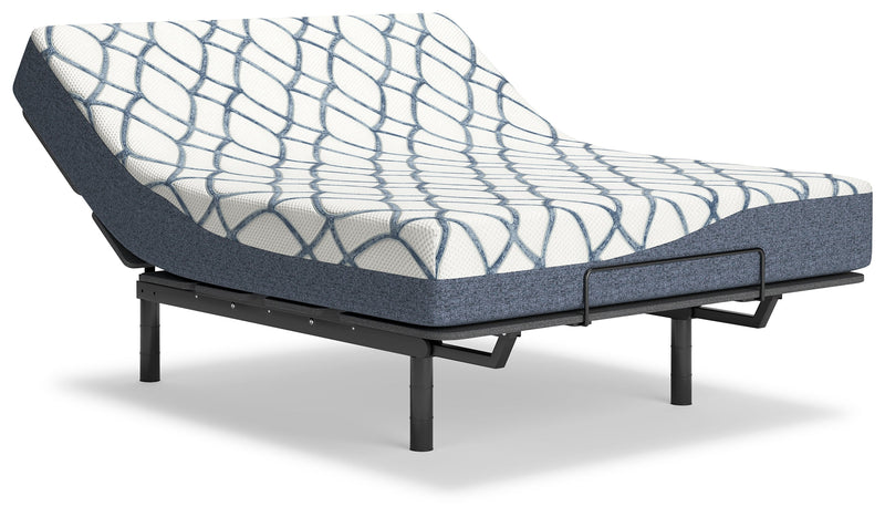 10 Inch Chime Elite 2.0 White/Blue Twin Mattress - M42511