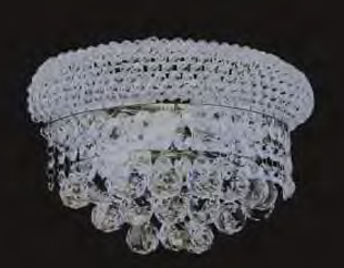 1006W-12X6 CHROME FULL SIZE WALL LIGHT - 210000000165