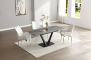109 Grey Table With 1218 Chairs Set - p14262