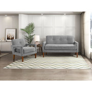 1113GY-2 Love Seat - 1113GY-2