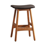 1188DB-24 Counter Height Stool, Matt Brown, Set of 2 - 1188DB-24