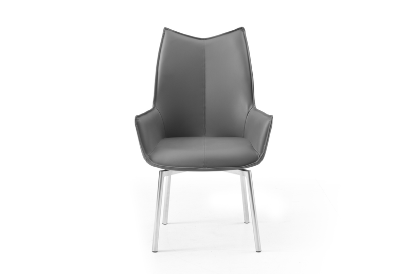 1218 Swivel Dining Chair Dark Grey - i36557 - DMV Furniture