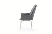 1218 Swivel Dining Chair Dark Grey - i36557 - DMV Furniture