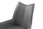 1218 Swivel Dining Chair Dark Grey - i36557 - DMV Furniture