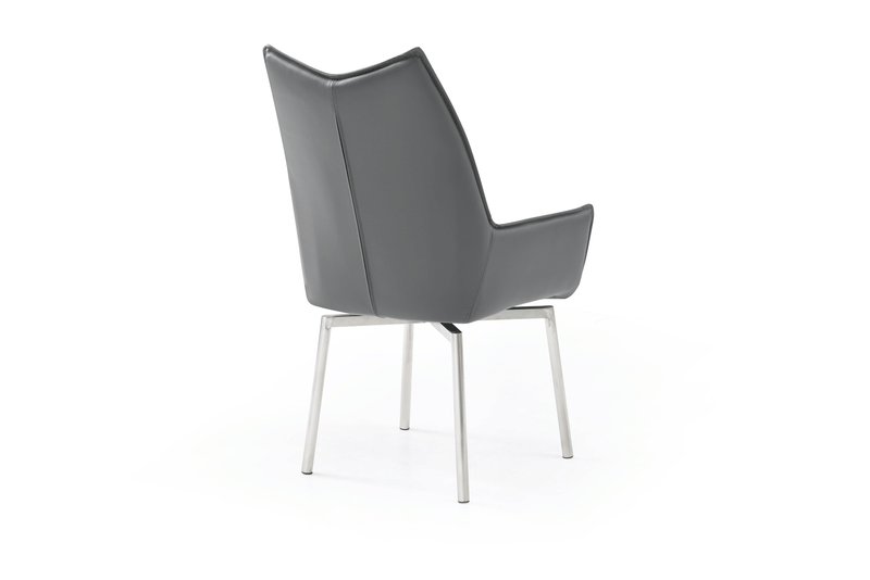 1218 Swivel Dining Chair Dark Grey - i36557 - DMV Furniture