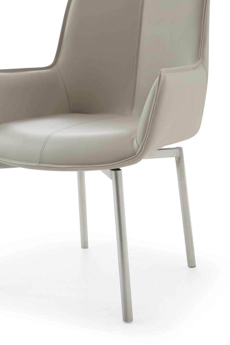 1218 Swivel Dining Chair Grey Taupe - DMV FurnitureDining Chair