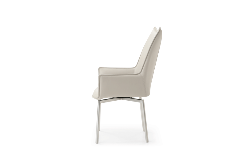 1218 Swivel Dining Chair Grey Taupe - DMV FurnitureDining Chair