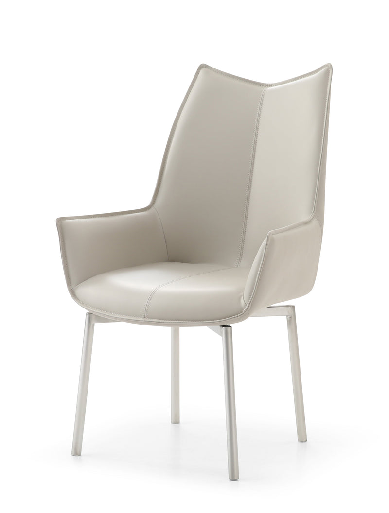 1218 Swivel Dining Chair Grey Taupe - DMV FurnitureDining Chair