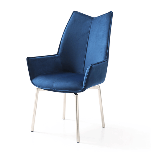 1218 Swivel Dining Chair Navy Blue - i36554