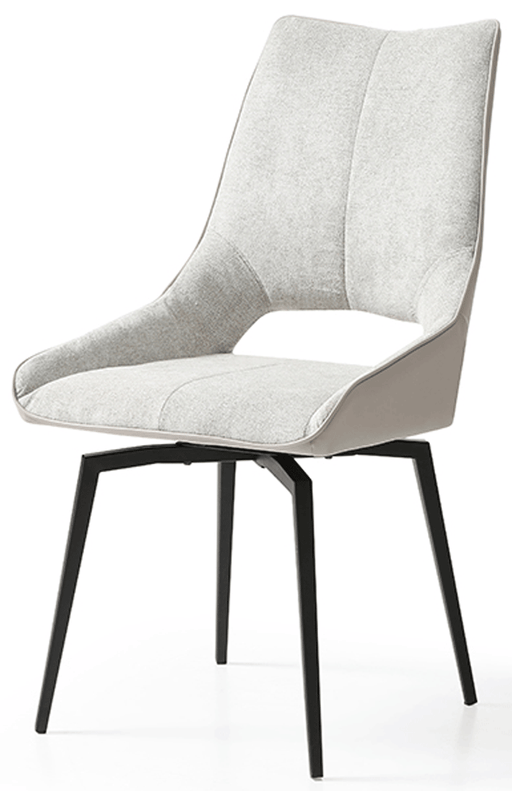1239 Swivel Dining Chair Beige/Brown - i36545
