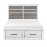 1303K-1CK* (3) California King Platform Bed with Footboard Storage - 1303K-1CK*