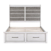 1303K-1CK* (3) California King Platform Bed with Footboard Storage - 1303K-1CK*