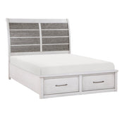 1303K-1CK* (3) California King Platform Bed with Footboard Storage - 1303K-1CK*