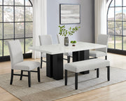 Parkside Gray/Black Dining Table from Crown Mark - DMV Furniture