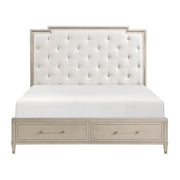 1312K-1CK* (3) California King Platform Bed with Footboard Storage - 1312K-1CK*