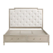 1312K-1CK* (3) California King Platform Bed with Footboard Storage - 1312K-1CK*