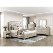 1312K-1CK* (3) California King Platform Bed with Footboard Storage - 1312K-1CK*