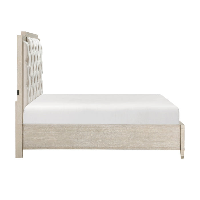 1312K-1EK* (3) Eastern King Platform Bed with Footboard Storage - 1312K-1EK*