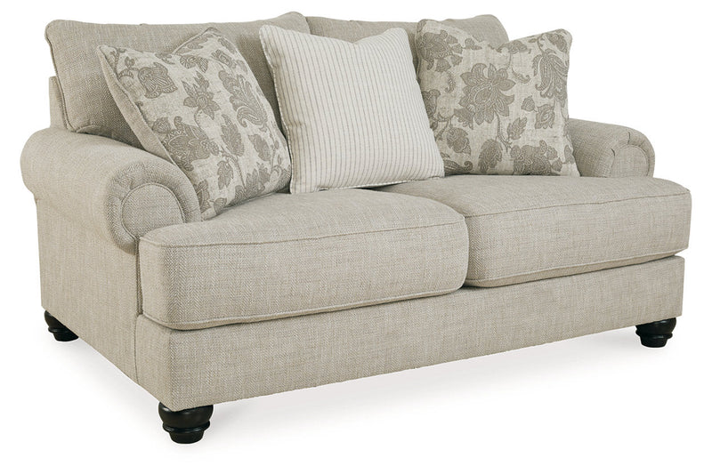 Asanti Fog Sofa, Loveseat and Ottoman -  Ashley - DMV Furniture