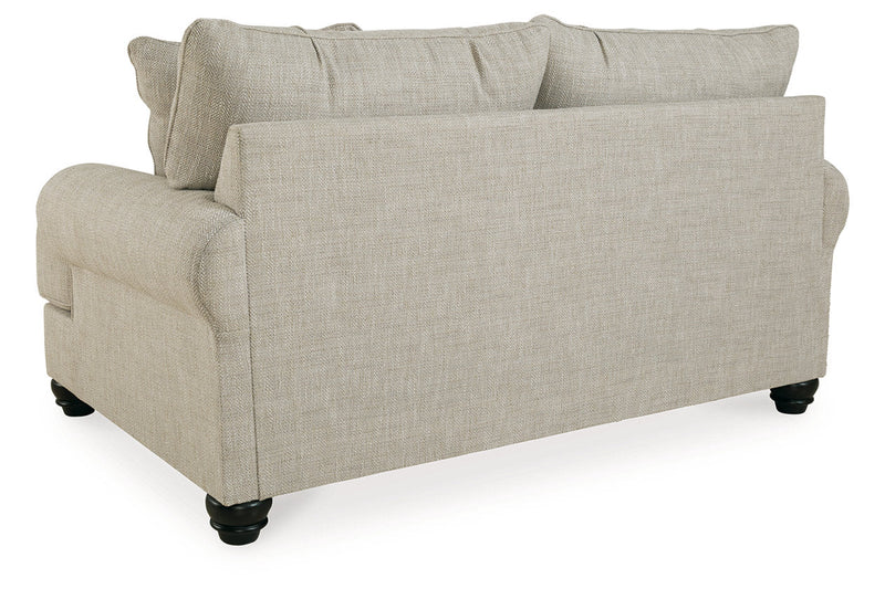 Asanti Fog Sofa, Loveseat and Ottoman -  Ashley - DMV Furniture
