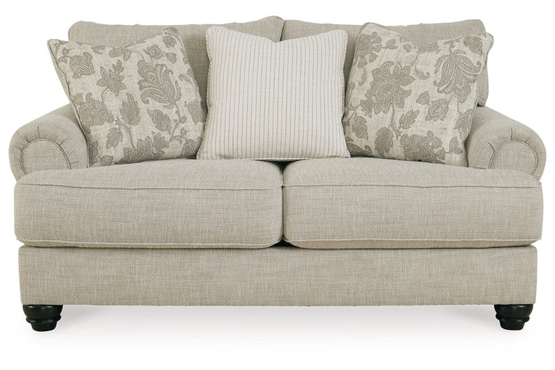 Asanti Fog Sofa, Loveseat and Ottoman -  Ashley - DMV Furniture