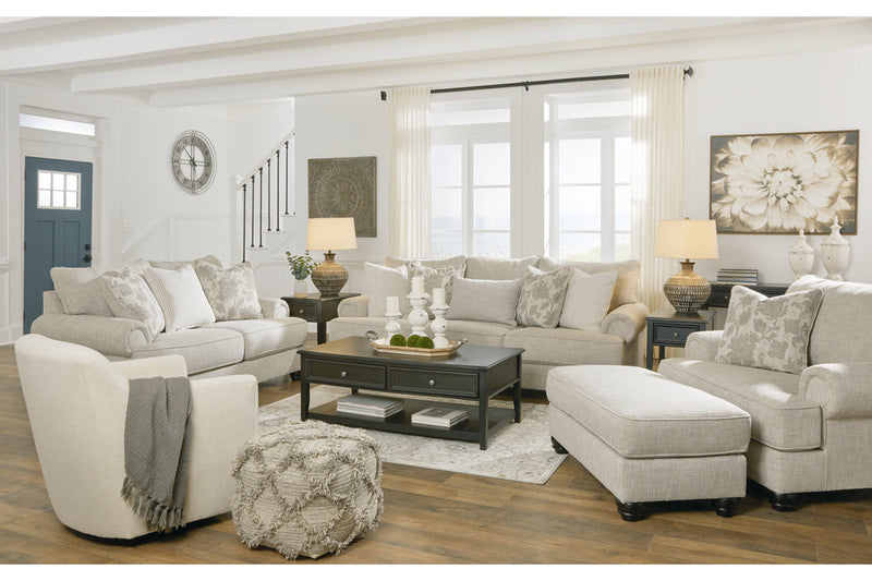Asanti Fog Sofa, Loveseat and Ottoman -  Ashley - DMV Furniture