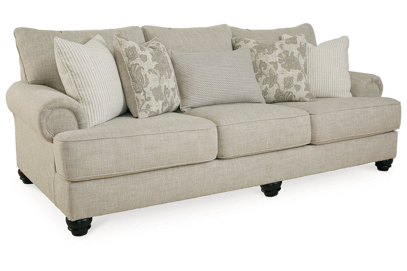 Asanti Fog Sofa, Loveseat and Ottoman -  Ashley - DMV Furniture