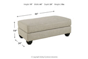 Asanti Fog Sofa, Loveseat and Ottoman -  Ashley - DMV Furniture