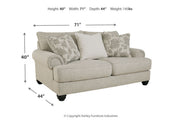 Asanti Fog Sofa, Loveseat and Ottoman -  Ashley - DMV Furniture