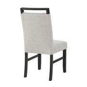 Jules Black/Light Gray Side Chair, Set of 2 from Crown Mark - DMV Furniture