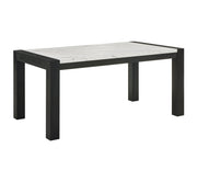Jules Black/Light Gray Faux Marble Dining Table from Crown Mark - DMV Furniture